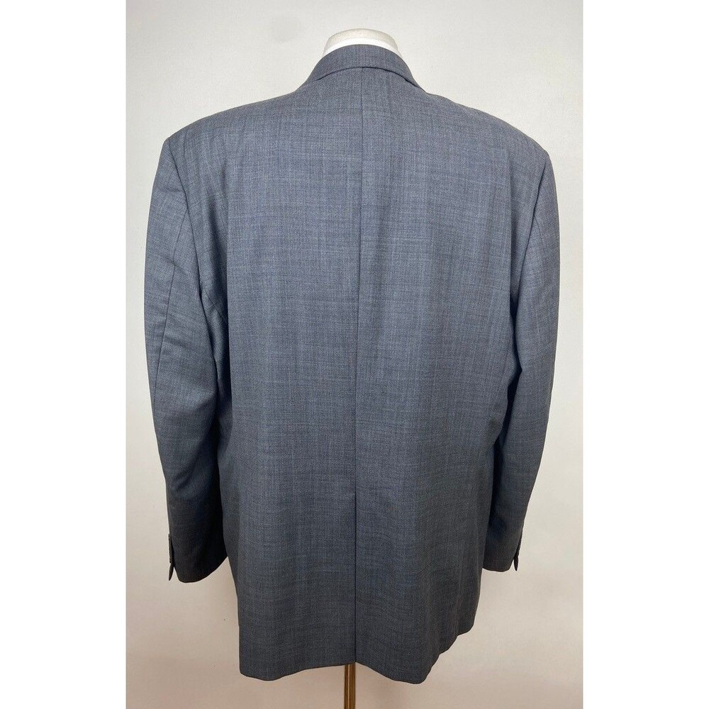 RALPH LAUREN Mens 48L Gray Wool Natural Stretch Blazer Sport Coat Suit Jacket - Picture 6 of 9